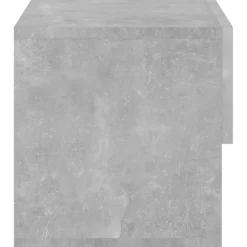 vidaXL Mesita de noche de pared color gris hormigón Gris hormig&oacute;n Best