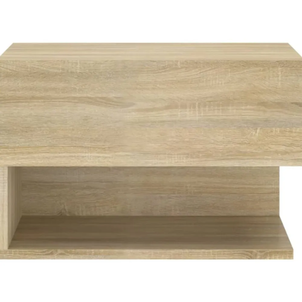 vidaXL Mesita de noche de pared Roble Sonoma Discount