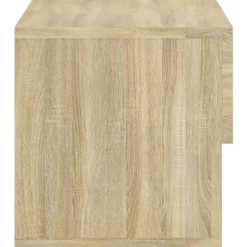 vidaXL Mesita de noche de pared Roble Sonoma Discount