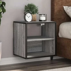 vidaXL Mesas-Mesita de noche de pared 40x31x39,5 cm