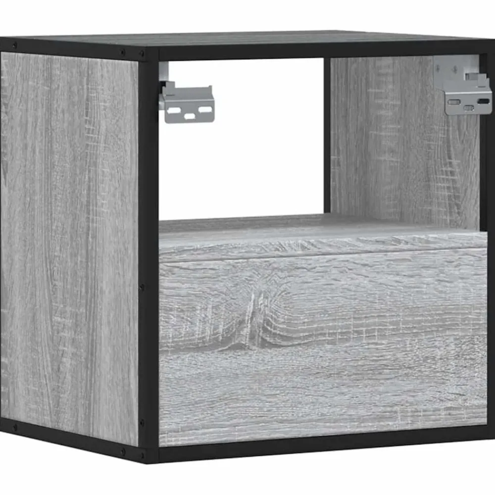 vidaXL Mesas-Mesita de noche de pared 40x31x39,5 cm