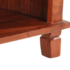 vidaXL Mesas-Mesita de noche de madera maciza de acacia 40x30x50 cm