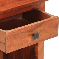 vidaXL Mesas-Mesita de noche de madera maciza de acacia 40x30x50 cm