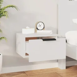 vidaXL Mesas-Mesita de noche de pared 34x30x20 cm