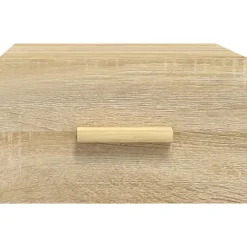 vidaXL Mesita de noche de pared color 35x35x20 cm Roble Sonoma Discount