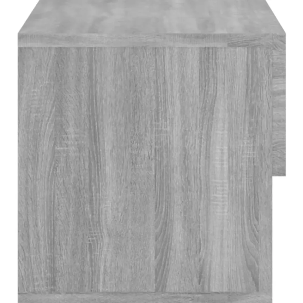 vidaXL Mesita de noche de pared Gris sonoma Best