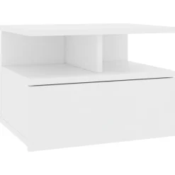 vidaXL Mesas-Mesita de noche flotante madera contrachapada 40x31x27cm