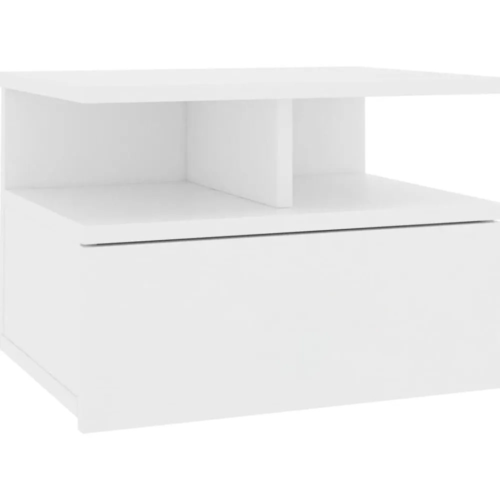 vidaXL Mesas-Mesita de noche flotante madera contrachapada 40x31x27cm