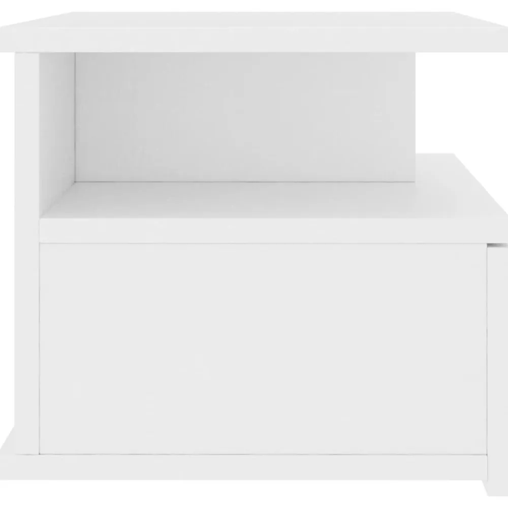 vidaXL Mesas-Mesita de noche flotante madera contrachapada 40x31x27cm