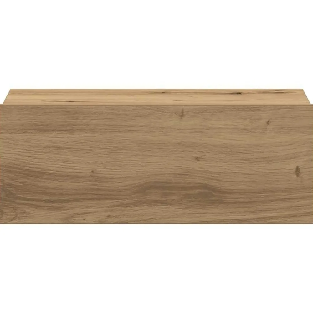 vidaXL Mesas-Mesita de noche flotante madera roble artesanal 40x32x15 cm
