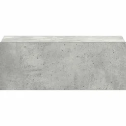 vidaXL Mesita de noche flotante contrachapada gris hormigón 40x30x15cm Gris hormigón Outlet