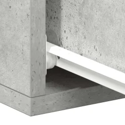 vidaXL Mesita de noche flotante contrachapada gris hormigón 40x30x15cm Gris hormigón Outlet