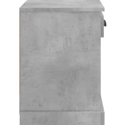 vidaXL Mesita de noche gris hormigón 43x36x50 cm Gris hormigón Hot