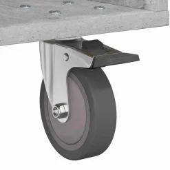 vidaXL Mesita de Noche Gris Concreto 40,5 x 40 x 48 cm Gris hormigón Best