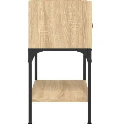 vidaXL Mesita de noche madera de ingeniería 40,5x31x60 cm Roble Sonoma Online