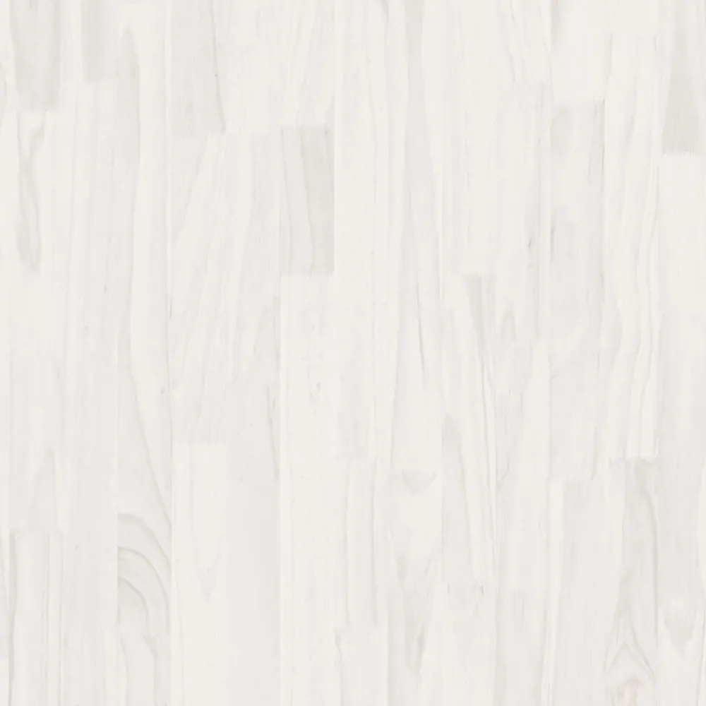 vidaXL Mesita de noche madera maciza de mango 60x36x64 cm Blanco Discount