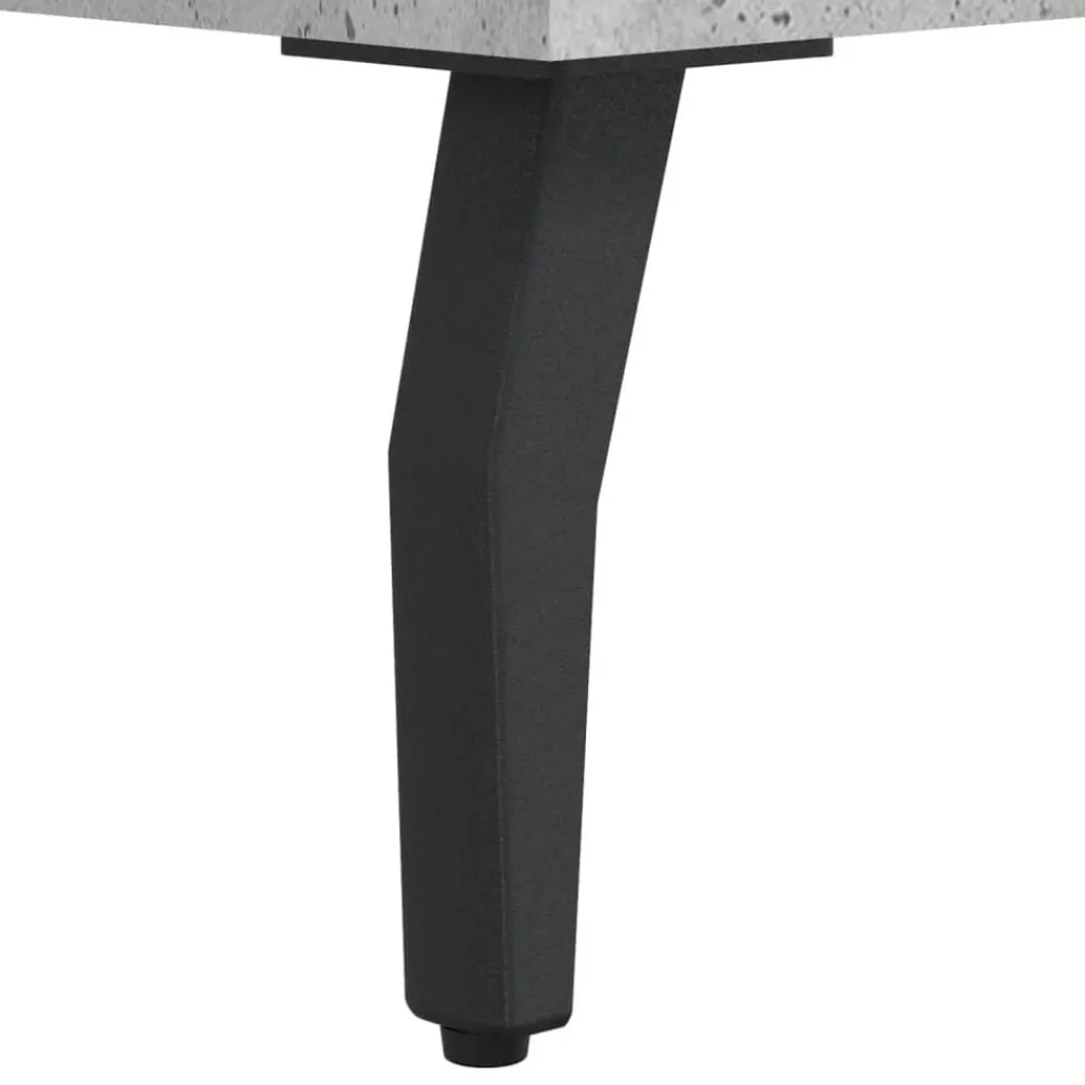 vidaXL Mesita de noche madera de ingeniería gris hormigón 40x40x66 cm Gris hormigón Discount