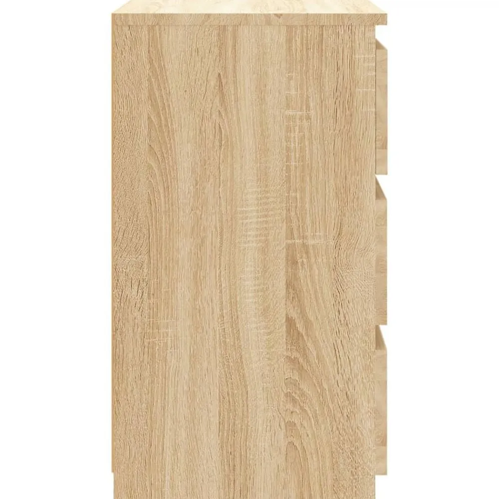 vidaXL Mesita de noche madera contrachapada 40x35x62,5cm Roble Sonoma Online