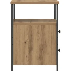 vidaXL Mesita de noche madera ingeniería 34x35,5x50 cm Roble artisan Online