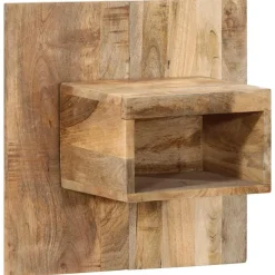vidaXL Mesita de noche madera maciza de mango 50x27x50 cm Online