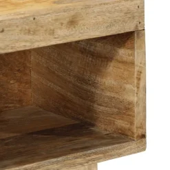 vidaXL Mesita de noche madera maciza de mango 50x27x50 cm Online
