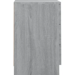 vidaXL Mesita de noche madera contrachapada 38x35x56 cm Gris sonoma Online