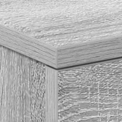 vidaXL Mesita de noche madera contrachapada 38x35x56 cm Gris sonoma Online