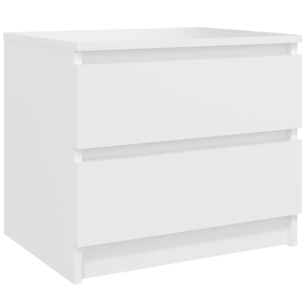 vidaXL Mesas-Mesita de noche madera contrachapada 50x39x43,5 cm