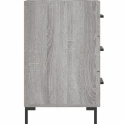 vidaXL Mesas-Mesita de noche madera de ingeniería 40x40x66 cm