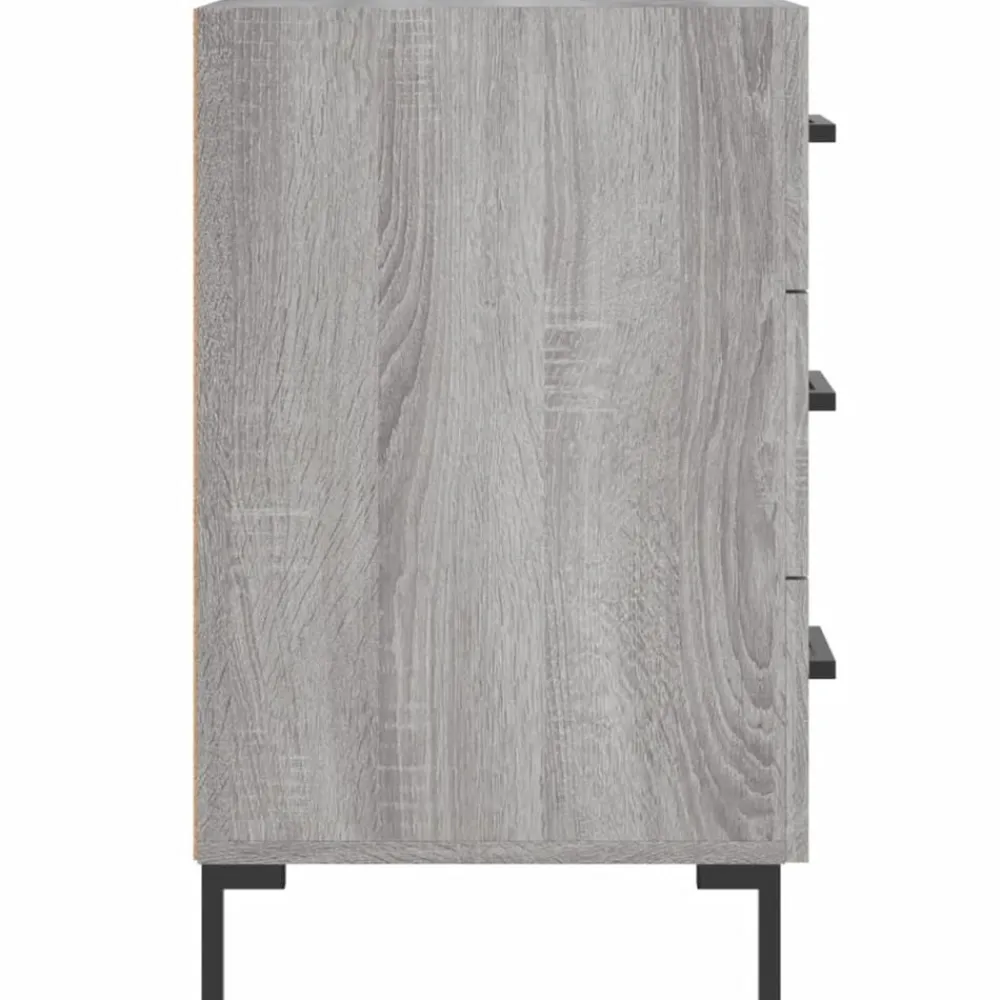 vidaXL Mesas-Mesita de noche madera de ingeniería 40x40x66 cm