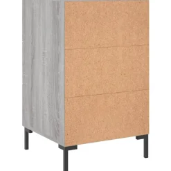 vidaXL Mesas-Mesita de noche madera de ingeniería 40x40x66 cm