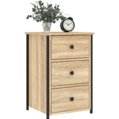 vidaXL Mesita de noche madera de ingeniería 40x36x60 cm Roble Sonoma Clearance