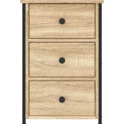 vidaXL Mesita de noche madera de ingeniería 40x36x60 cm Roble Sonoma Clearance