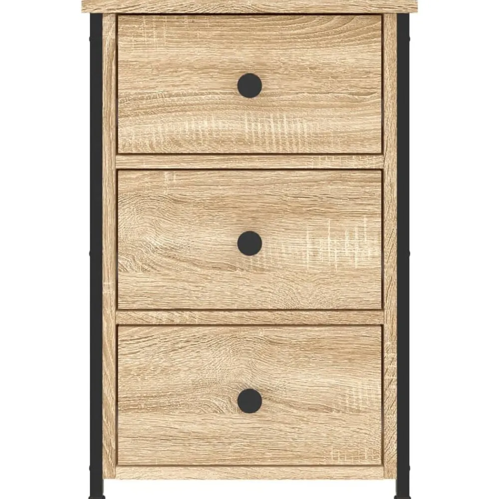 vidaXL Mesita de noche madera de ingeniería 40x36x60 cm Roble Sonoma Clearance