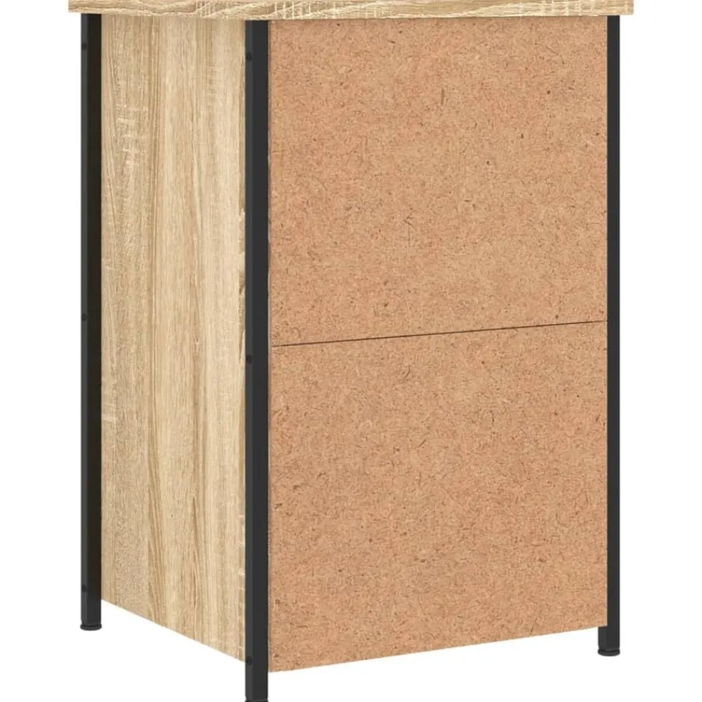 vidaXL Mesita de noche madera de ingeniería 40x36x60 cm Roble Sonoma Clearance