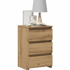 vidaXL Mesas-Mesita de noche madera de ingeniería 40x35x62,5cm