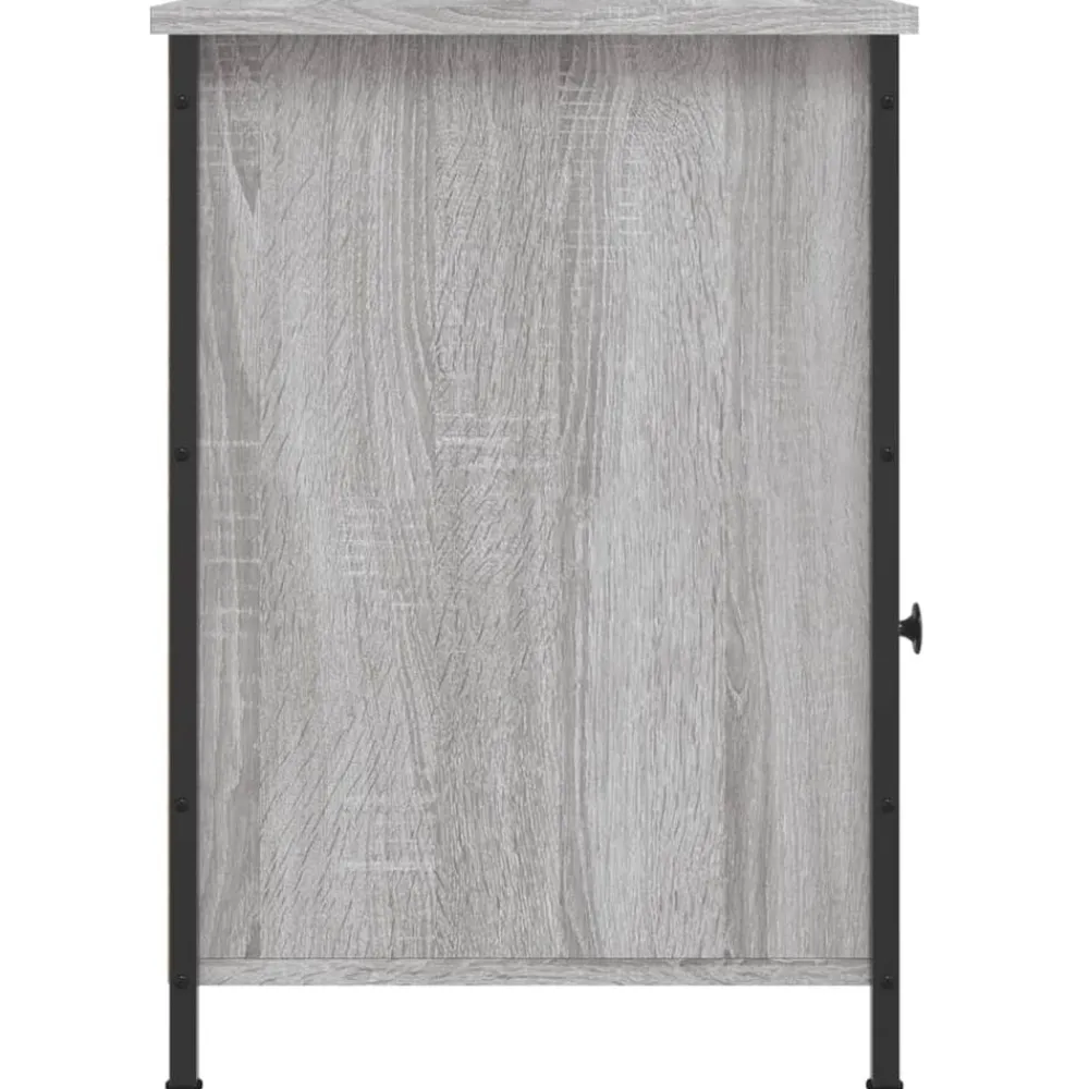 vidaXL Mesita de noche madera contrachapada 40x42x60 cm Gris sonoma Hot