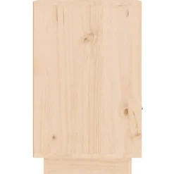 vidaXL Mesita de noche madera maciza de pino 40x34x55 cm Natural Sale