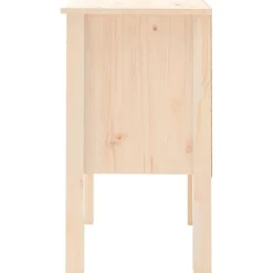 vidaXL Mesita de noche madera maciza de pino 40x35x61,5 cm Marrón