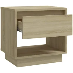 vidaXL Mesas-Mesita de noche madera contrachapada 45x34x44 cm