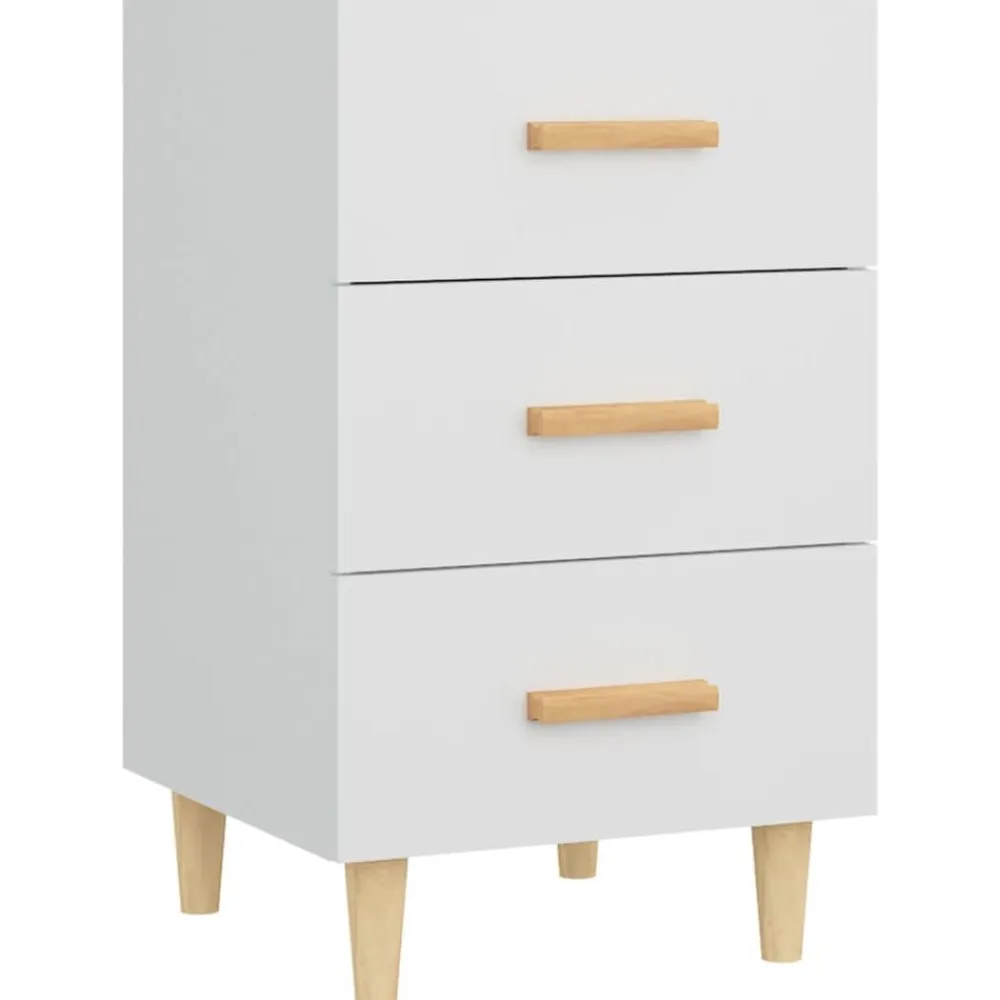 vidaXL Mesas-Mesita de noche madera de ingeniería 40x40x66 cm