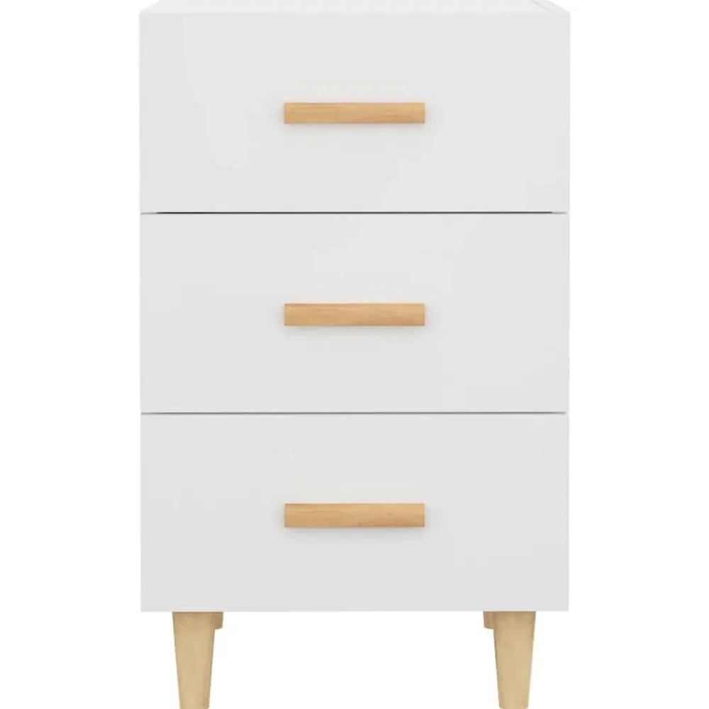 vidaXL Mesas-Mesita de noche madera de ingeniería 40x40x66 cm