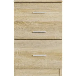 vidaXL Mesas-Mesita de noche madera contrachapada 40x40x63 cm
