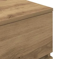 vidaXL Mesita de noche madera de ingeniería roble artisian 39x35x65 cm Roble artisan New