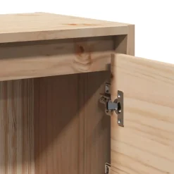 vidaXL Mesita de noche madera maciza de pino 40x30,5x40 cm Natural Online