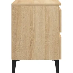 vidaXL Mesas-Mesita de noche madera contrachapada 40x35x50 cm