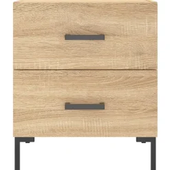 vidaXL Mesita de noche madera de ingeniería 40x35x47,5 cm Roble Sonoma Outlet