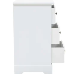 vidaXL Mesas-Mesita de noche MDF y madera de pino 35x32x59 cm