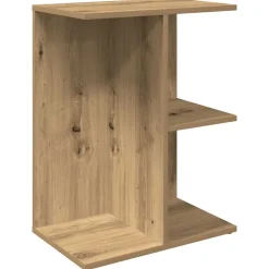 vidaXL Mesas-Mesita noche 2 uds madera ingeniería 46,5x29x61cm