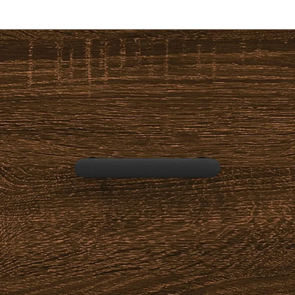 vidaXL Mesas-Mesita noche 2 uds madera ingeniería marrón roble 40x35x47,5 cm